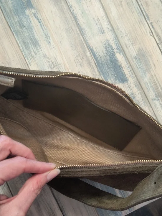 MadewellMadewell Olive Green Crossbody Bag Green Suede - Picture 5 of 6